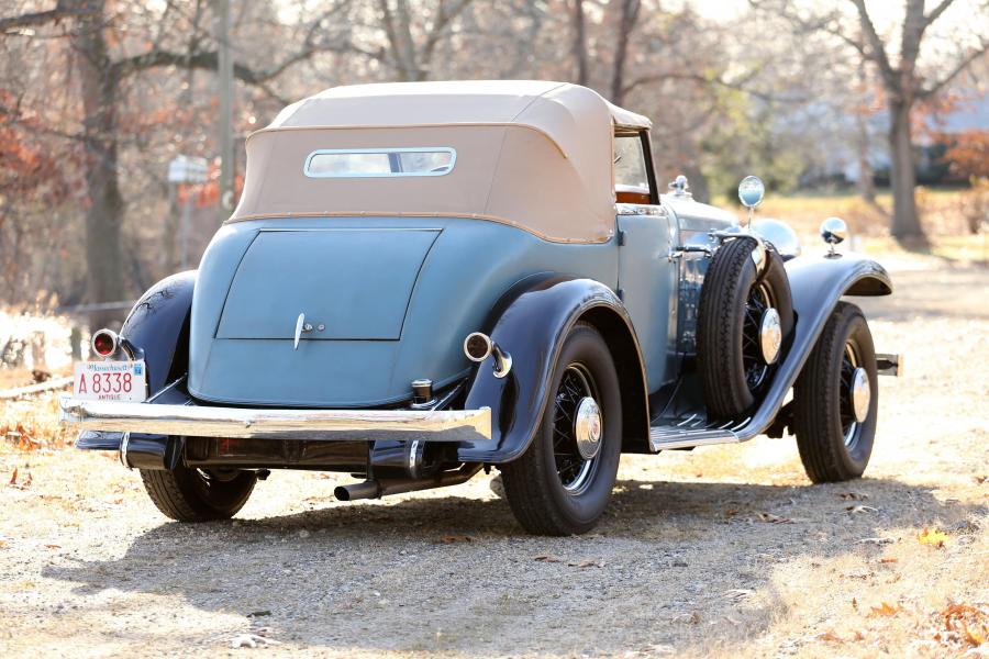  Stutz DV32 Super Bearcat Convertible by Weymann 1932 года  (фото 4 из 7)